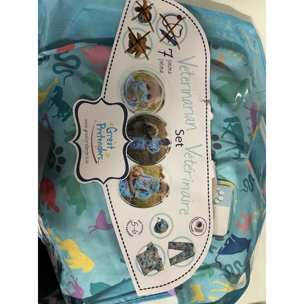 Veterinarian Great Pretenders Dress-Up Costume Set, Size 5-6 Missing Plush/Tools